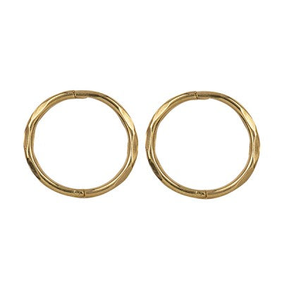 10mm Facet Sleepers in 9ct Gold