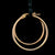 Yellow Gold Eboli 1.5mm Round Tube Hoop Earring