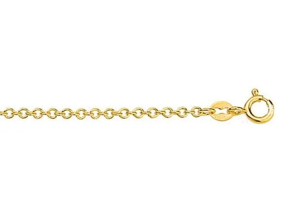 Cable Chain in 9 Carat Yellow Gold