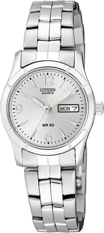 Citizen Quartz Silver Dial Ladies Watch EQ0540-57A