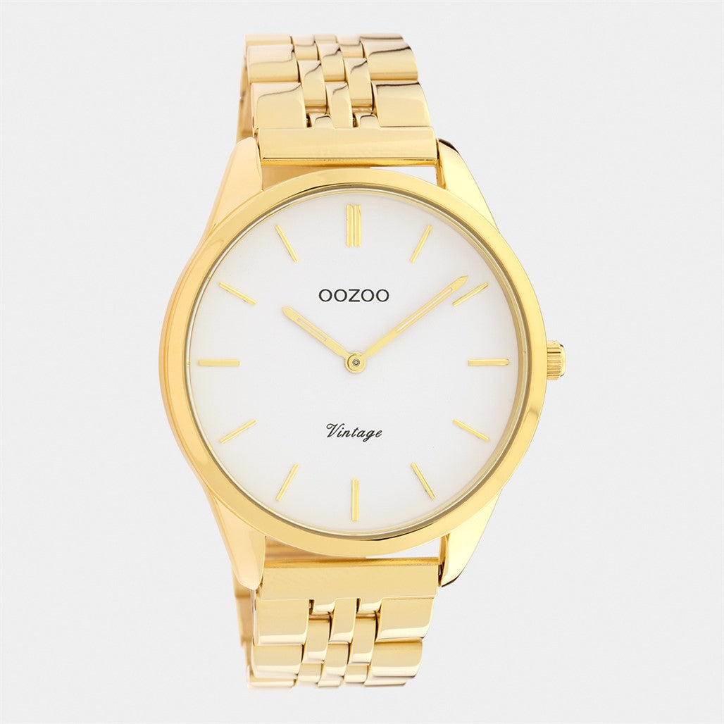 OOZOO Vintage Series Unisex Gold Watch