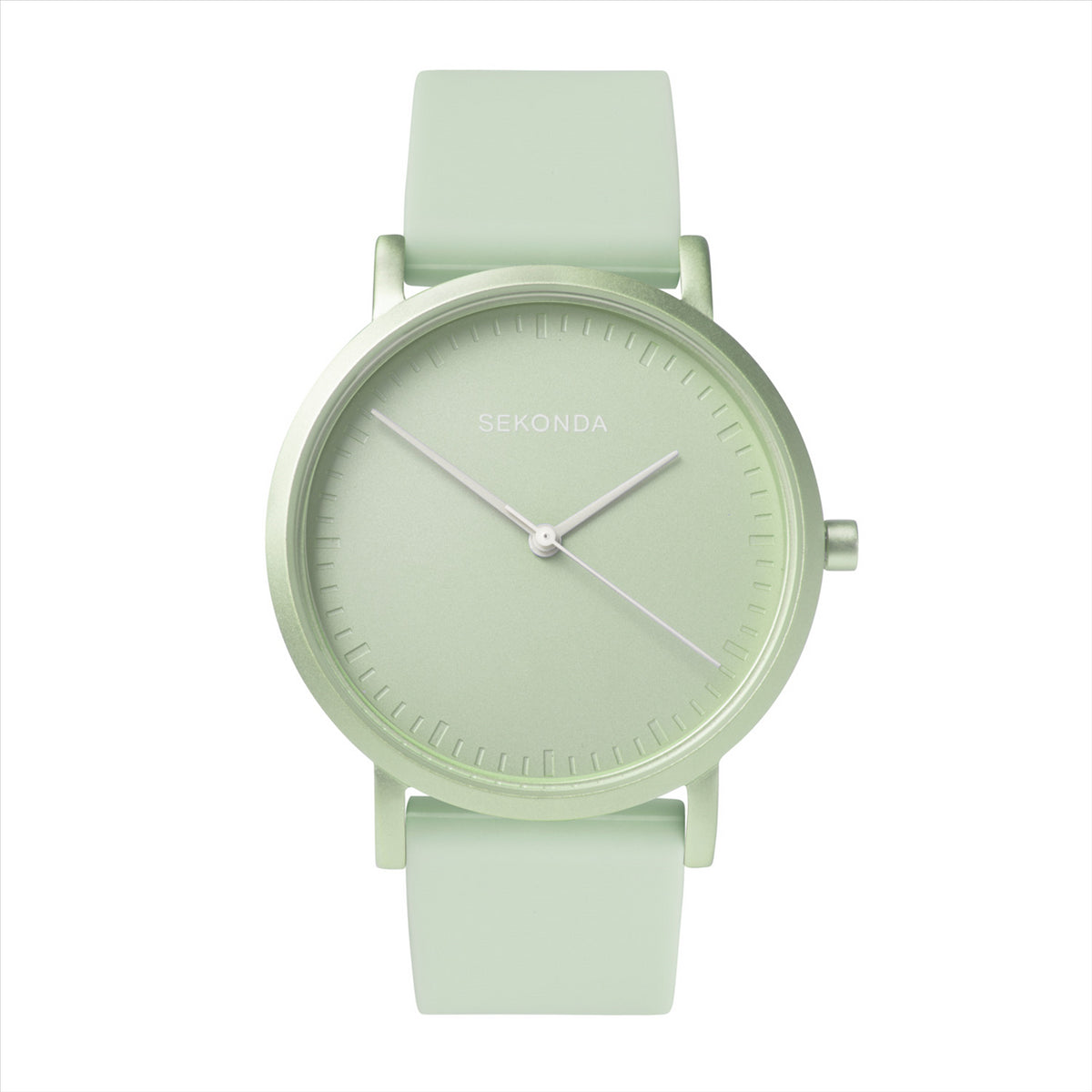 Sekonda Palette Ladies Watch | Light Sage Case &amp; Silicone Strap with Light Sage Dial