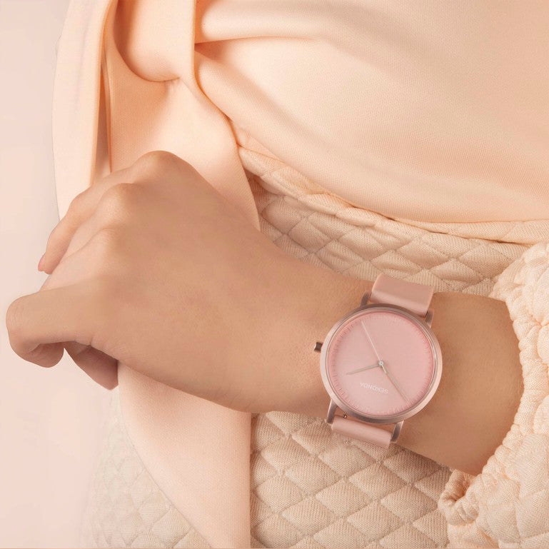 Sekonda Palette Ladies Watch | Light Pink Case & Silicone Strap with Light Pink Dial