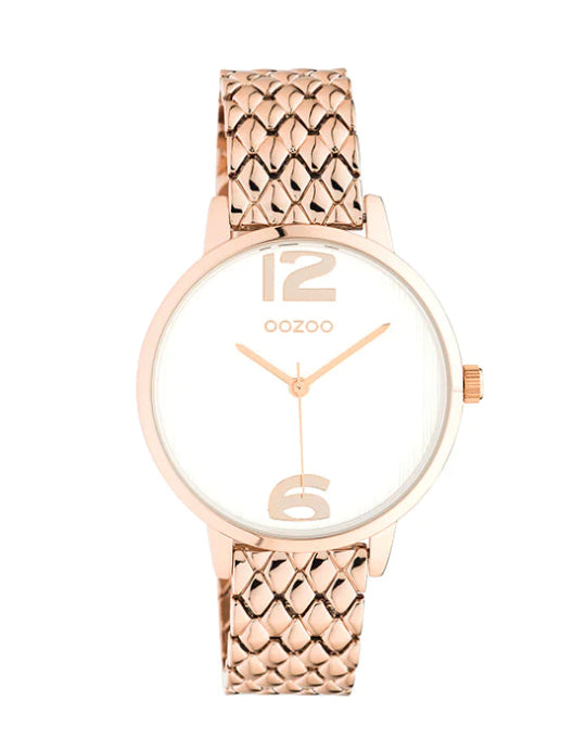 OOZOO Womens Rose Gold 38mm Watch