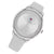 Tommy Hilfiger Light Grey Leather Silver Sunray Dial Women's Watch