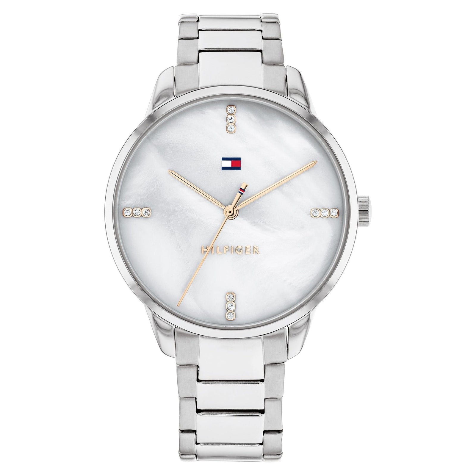 Tommy Hilfiger Stainless Steel White Mother of Pearl Dial Women's Watch