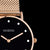 Rose Gold Oozoo Watch With Rose Gold Metal Mesh Bracelet