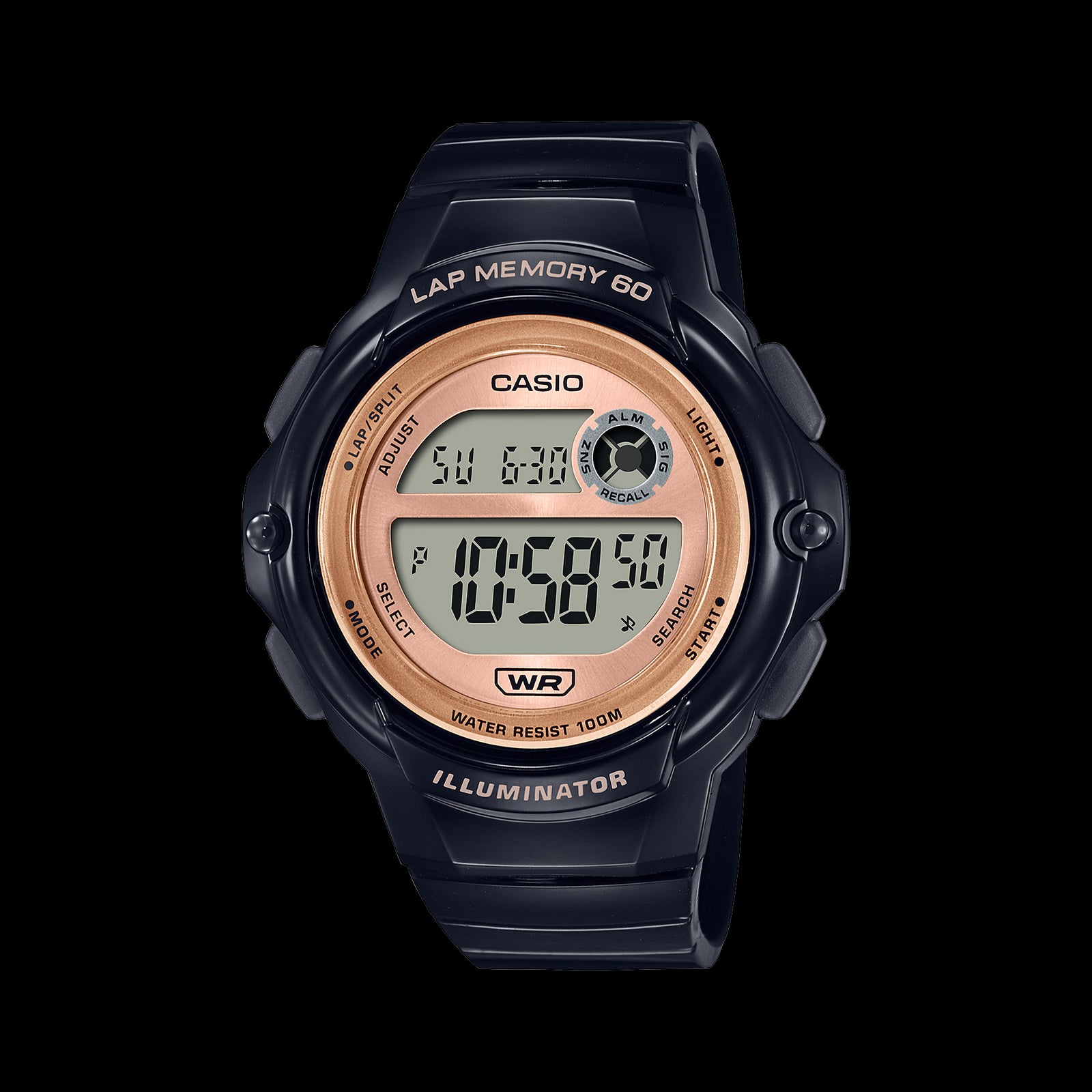 Casio Black Digital Watch for Ladies