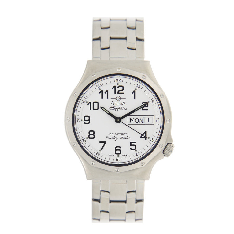 Adina Gents CountryMaster Work Watch - 100 Metres Water Resistant