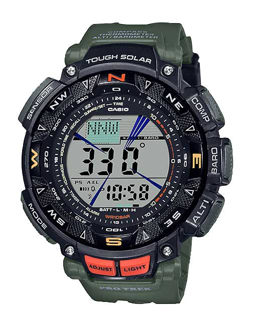 Barometer watch online casio