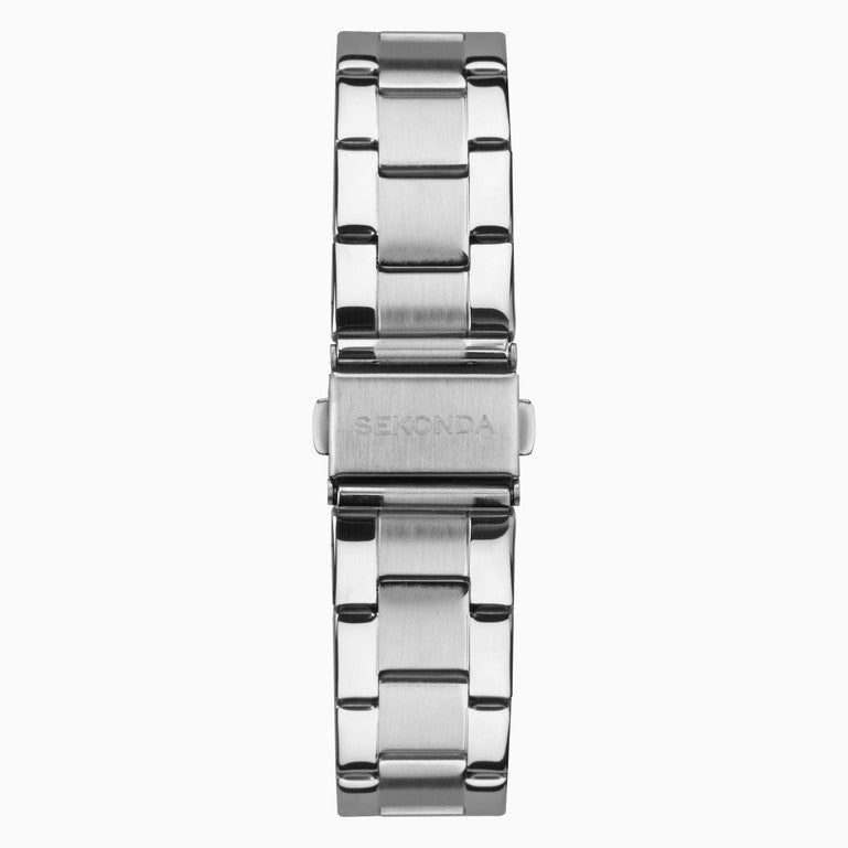 Sekonda Taylor Men's Watch | Silver Case & Stainless Steel Bracelet with Green Dial