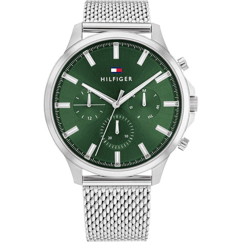 Tommy Hilfiger &#39;Ryder&#39; Collection Mesh Multifunction Mens Watch