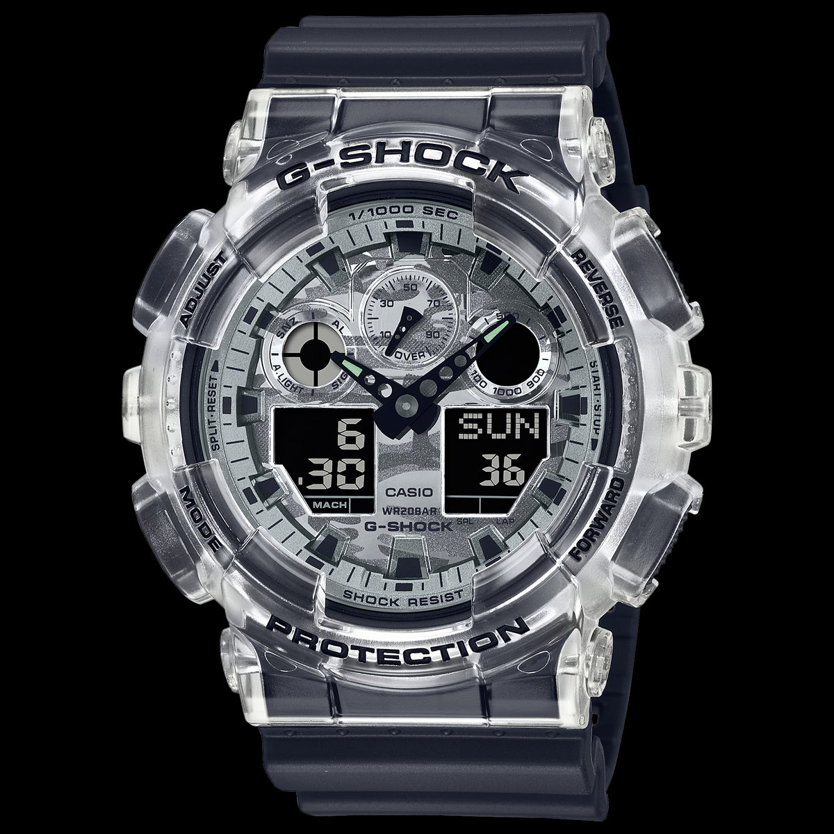 G-Shock Digital &amp; Analogue Watch GA100SKC-1A