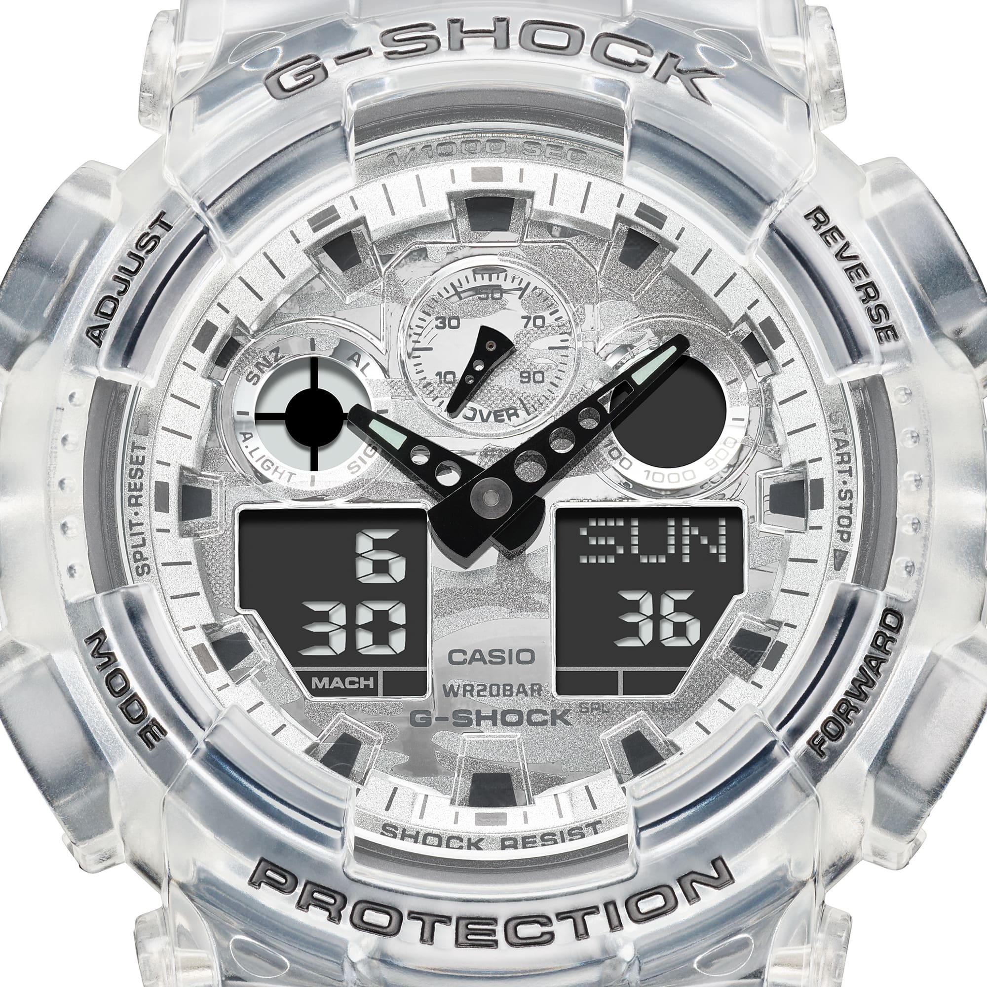 G-Shock Digital & Analogue Watch GA100SKC-1A