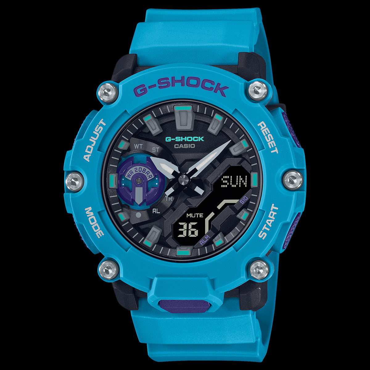 G-Shock Digital &amp; Analogue Watch Carbon Core Guard Series GA2200-2A