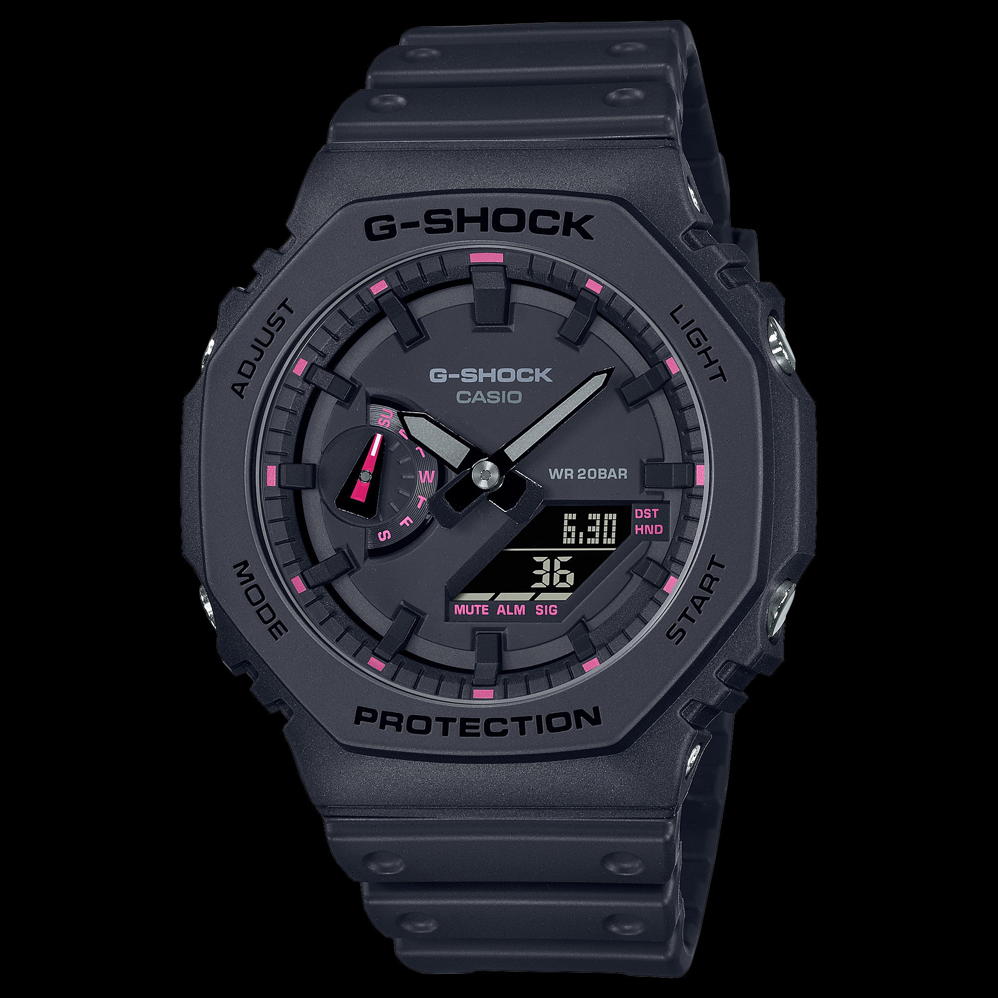 G Shock Analog Digital 2100 Series GA-2100P-1A