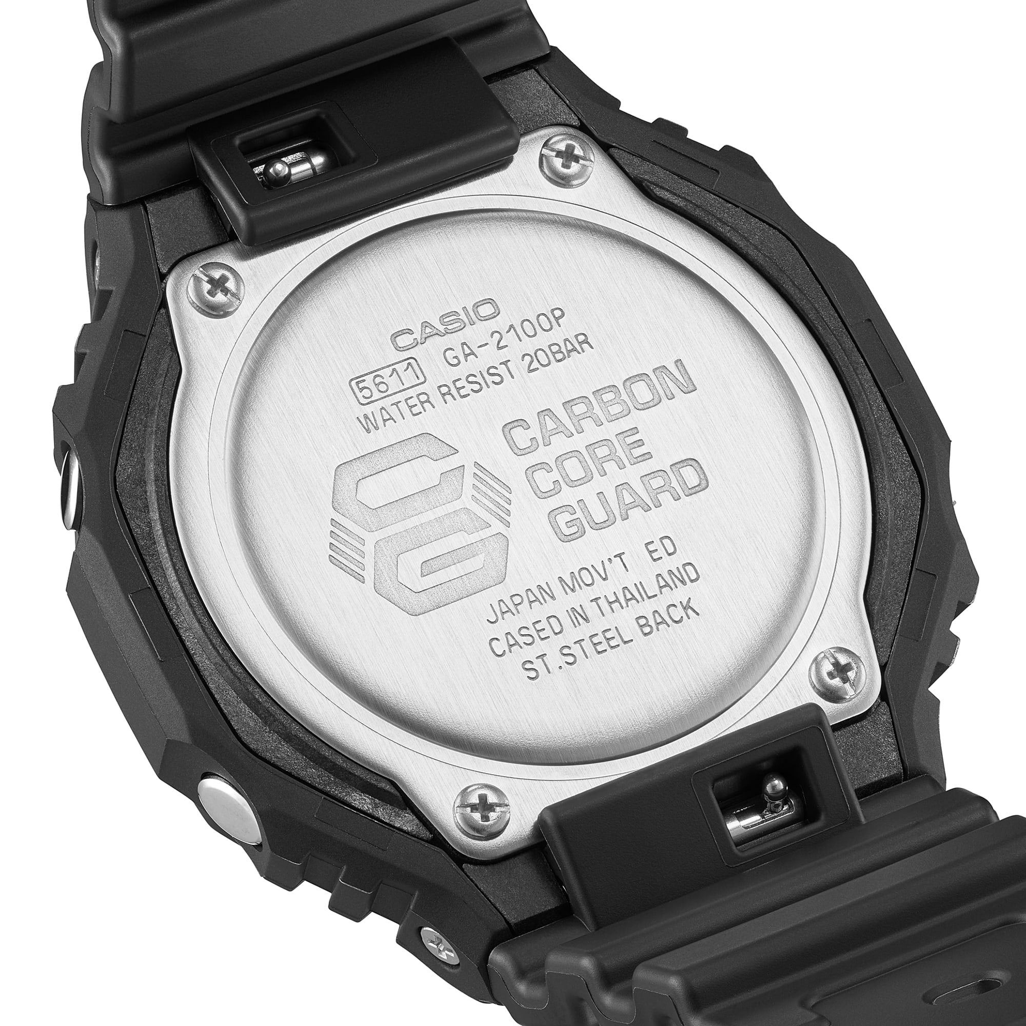 G Shock Analog Digital 2100 Series GA-2100P-1A – Burrows Jewellers