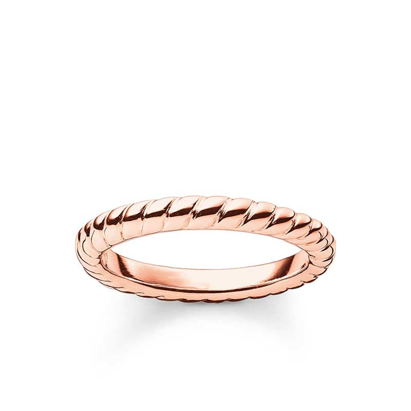 Thomas Sabo Rose Gold Plated Cord Optics Ring