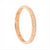 Ellani Rose Gold Plated Hammer Set Eternity Ring