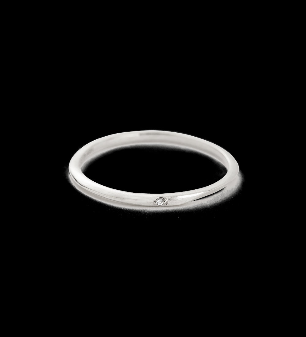 Kirstin Ash Ebb and Flow Diamond Sterling Silver Ring
