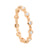 Ellani Rose Gold Bubble Stacker Ring