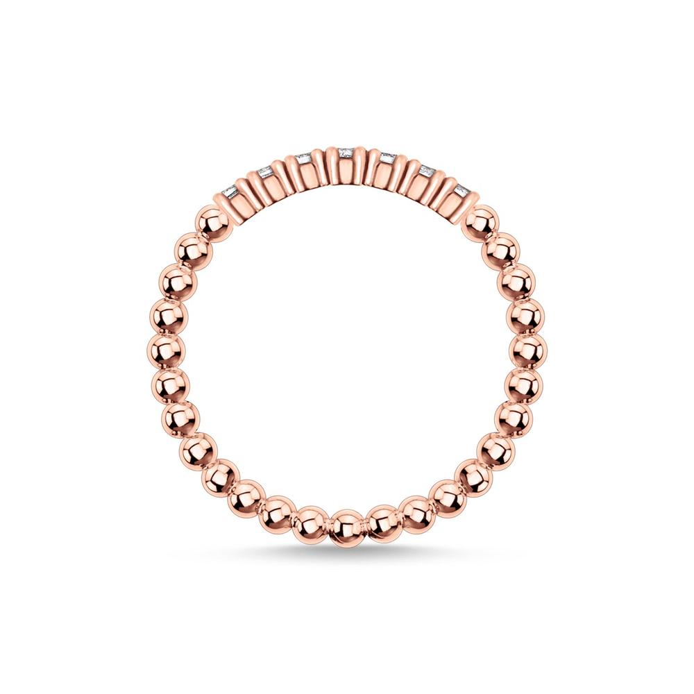 Thomas Sabo Rose Gold Dots with Cubic Zirconia Stones Ring