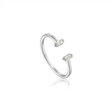 Ania Haie Silver Glow Adjustable Ring