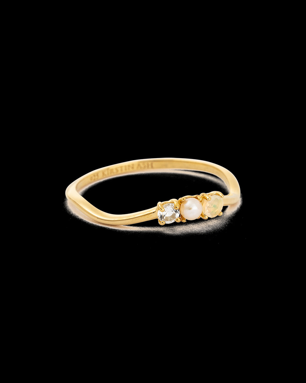 Kirstin Ash Opal Ring Gold Vermeil