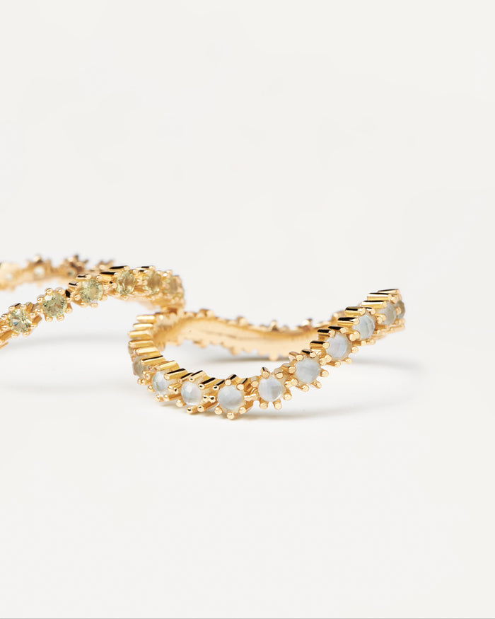 PDPaola Kara Gold Rings Size 10