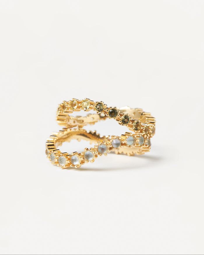 PDPaola Kara Gold Rings Size 14