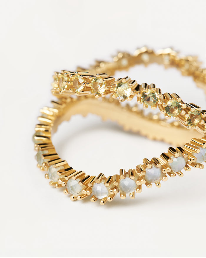 PDPaola Kara Gold Rings Size 16