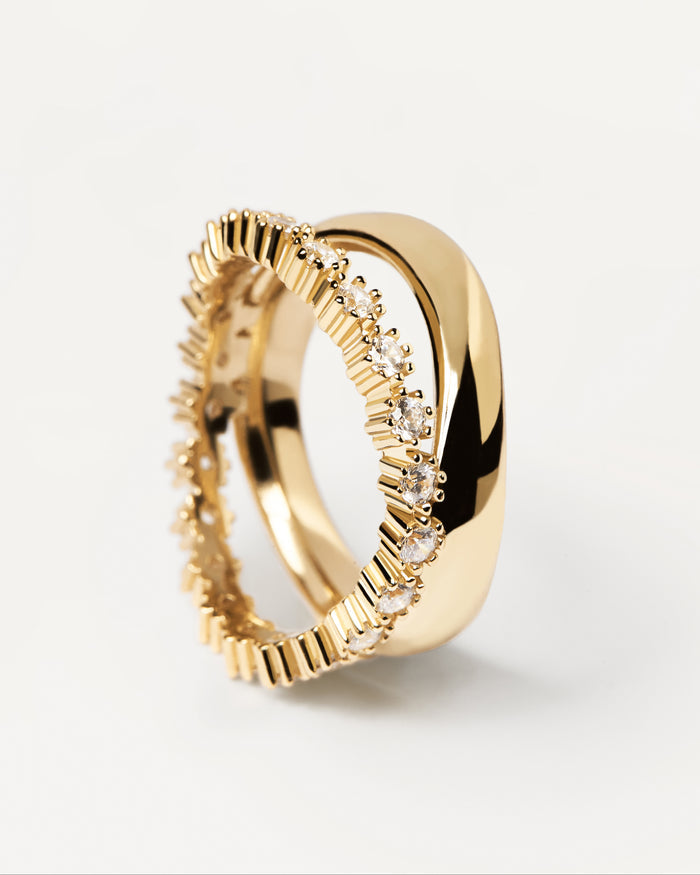 PDPaola Motion Gold Ring Size 12