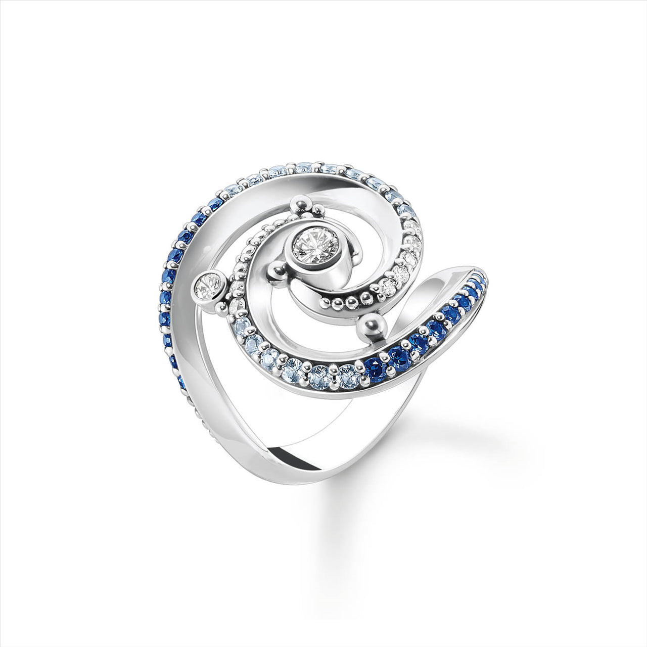 Thomas Sabo Ocean Wave Cubic Zirconia Ring