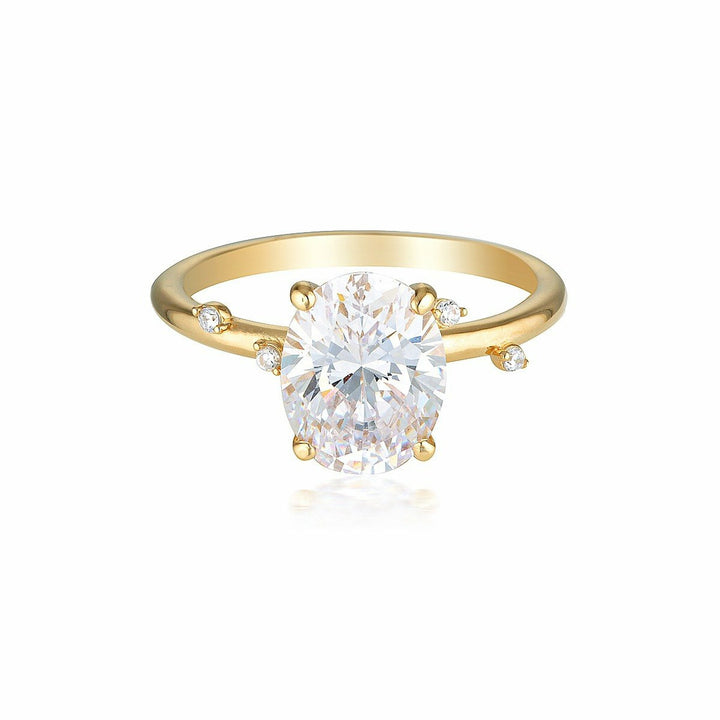 Georgini Aurora Southern Lights Ring Gold Size 9
