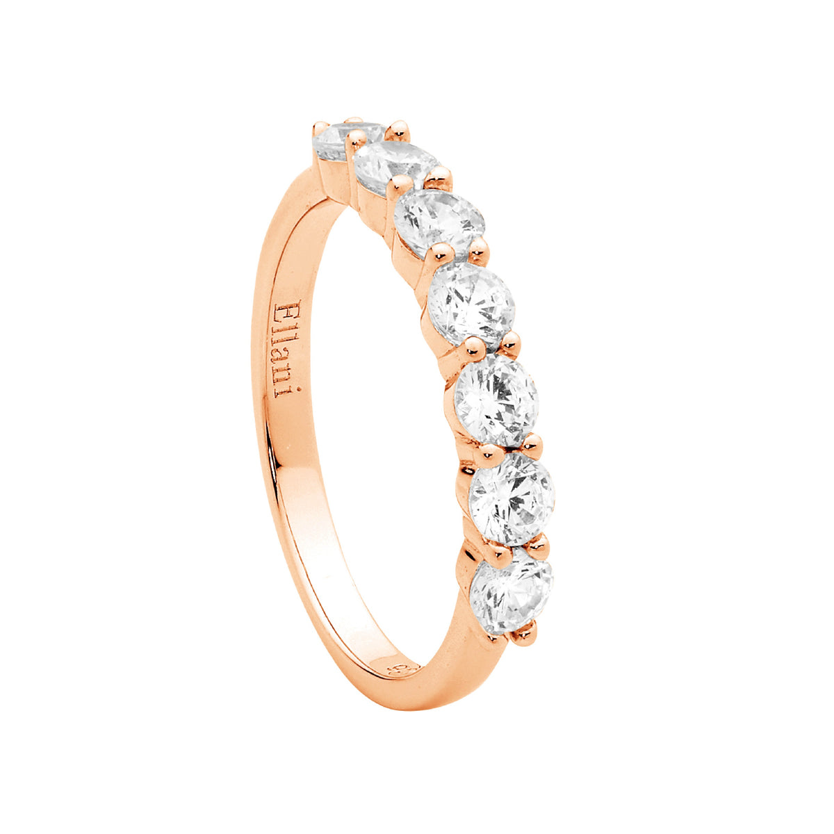 Ellani Cubic Zirconia Ring in Rose Gold