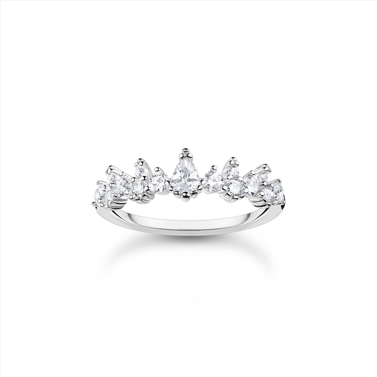 Thomas Sabo Silver Snow Crystal Ring