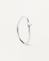 PDPaola Silver Leaf Ring Size 10