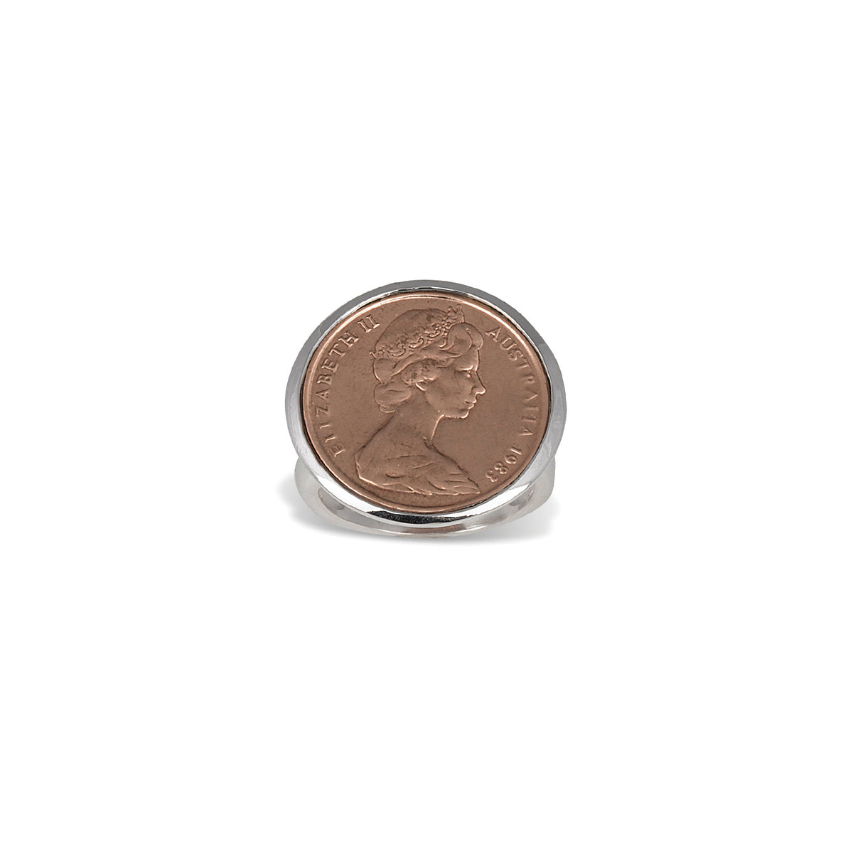 Two Cent Coin Ring