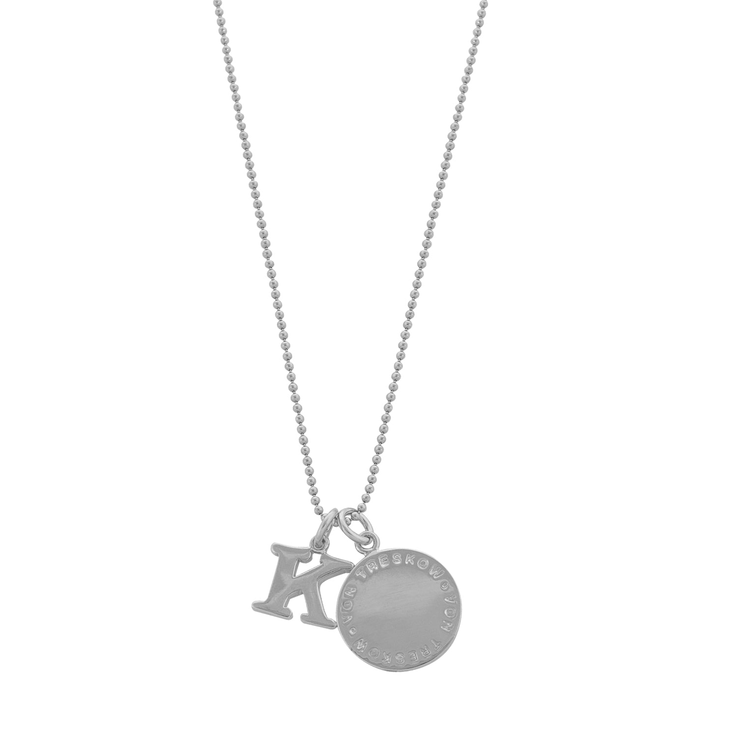 Von Treskow Sterling Silver Fine Ball Chain Necklace