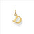 Thomas Sabo Gold Plated Letter "D" Pendant