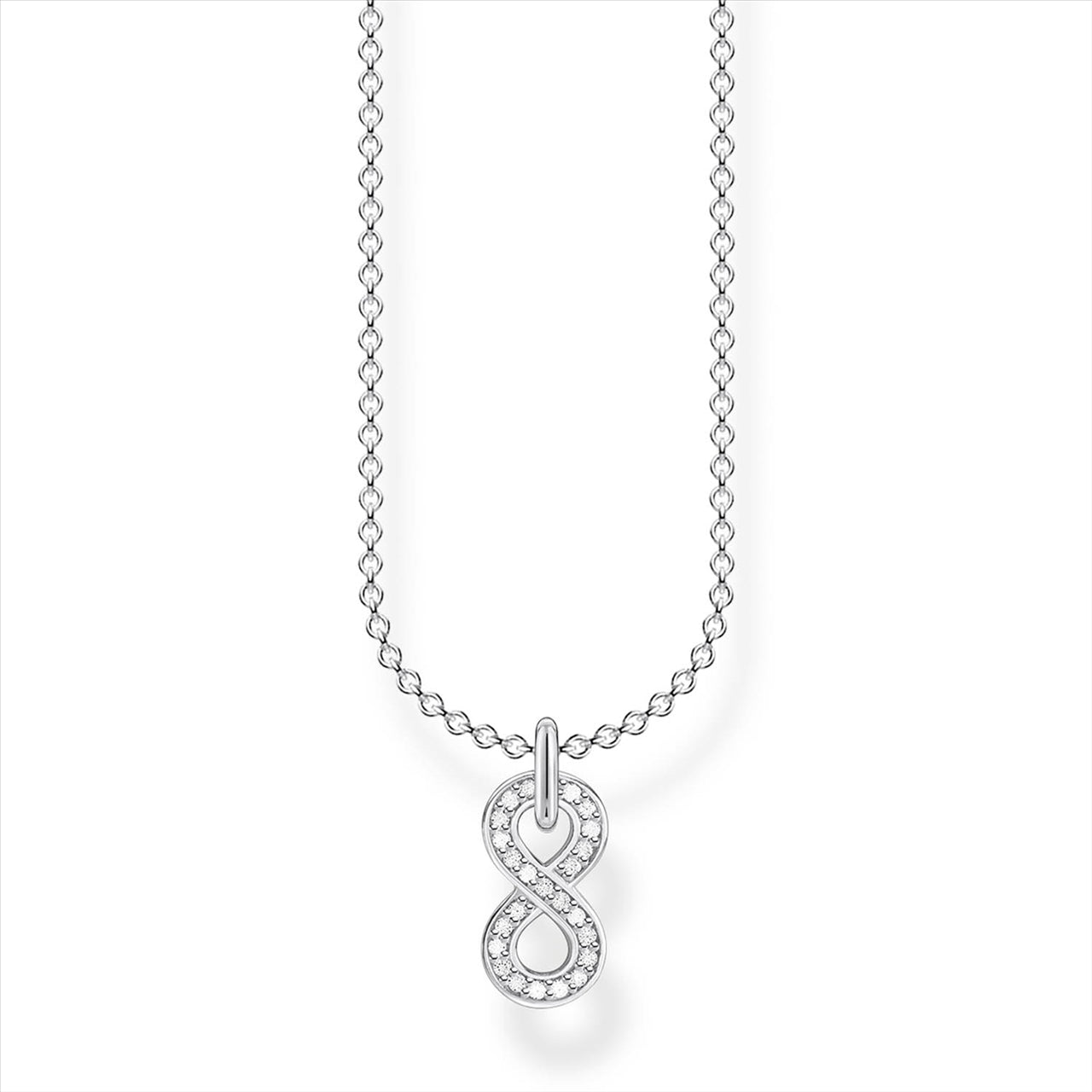 Thomas Sabo Charming Silver Infinity Necklace 38-45cm