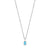 Ania Haie Turquoise Drop Pendant Silver Necklace.