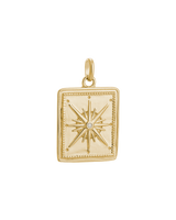 Kirstin Ash 18ct Gold Vermeil True North Coin Pendant