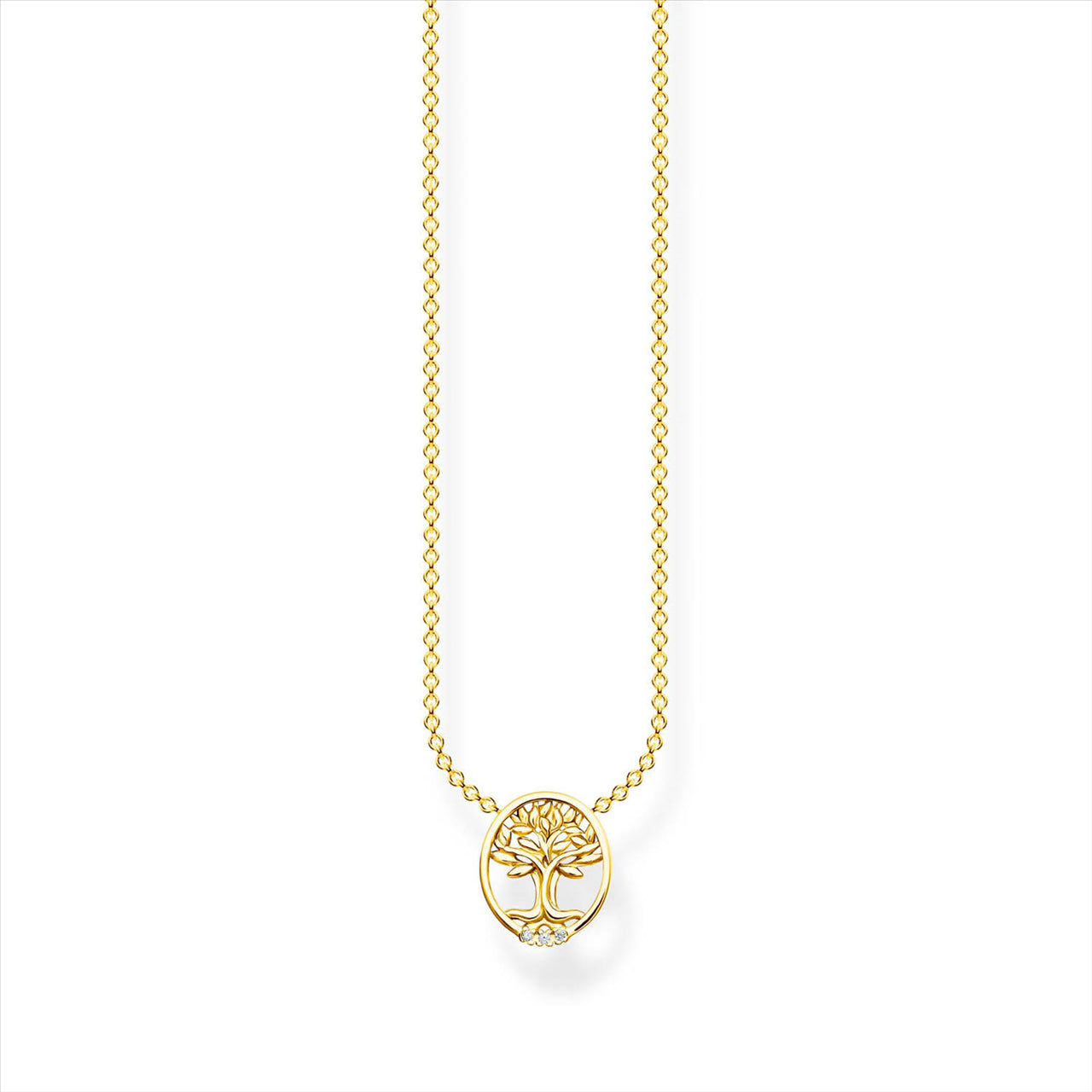 Thomas Sabo Gold Tree Of Love Necklace