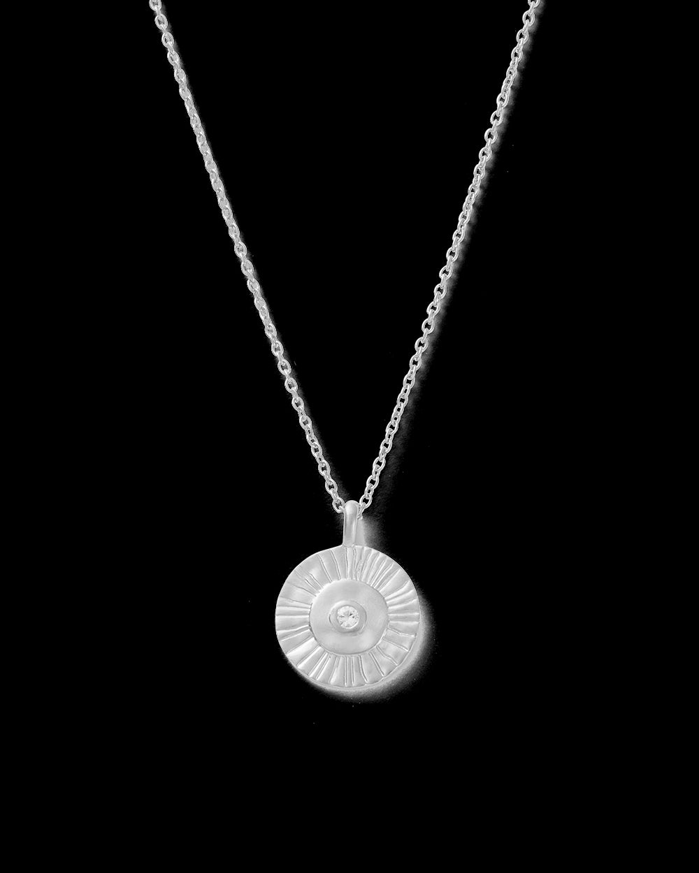 Kirstin Ash Silver Afterglow Coin Necklace