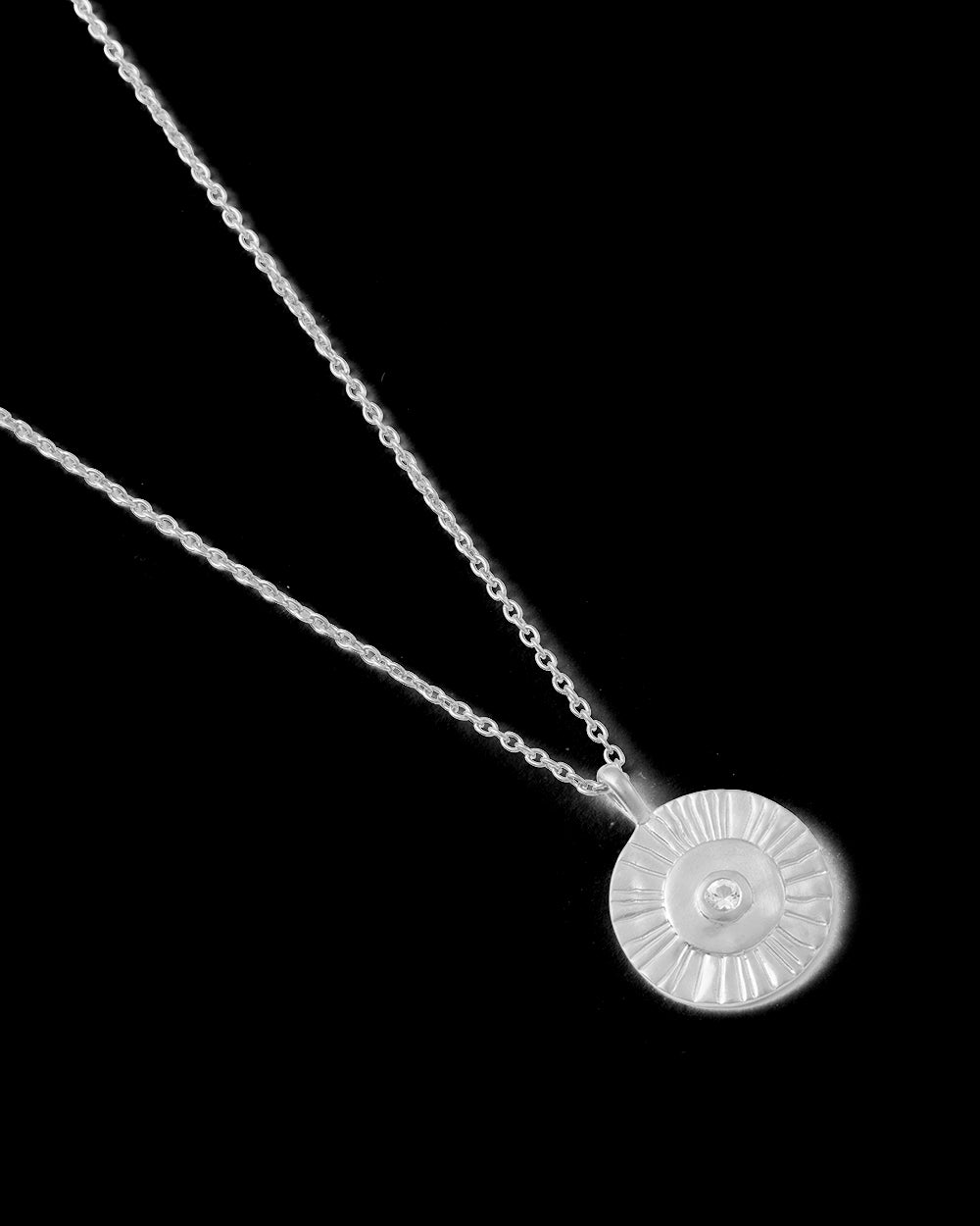 Kirstin Ash Silver Afterglow Coin Necklace