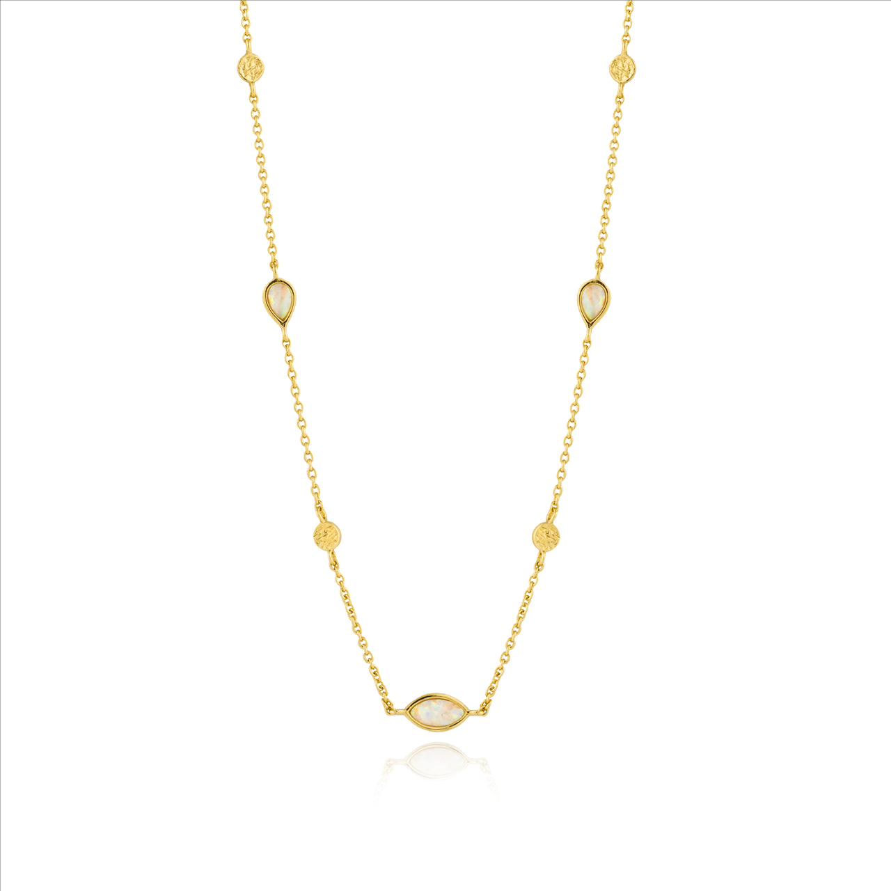 Ania Haie Gold Mineral Opal Colour Necklace