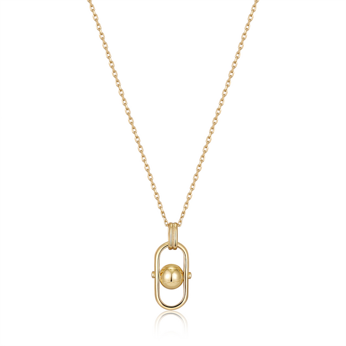 Ania Haie Orb Link Drop Pendant Necklace