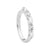 Ellani Sterling Silver Cubic Zirconia Round & Baguette Ring