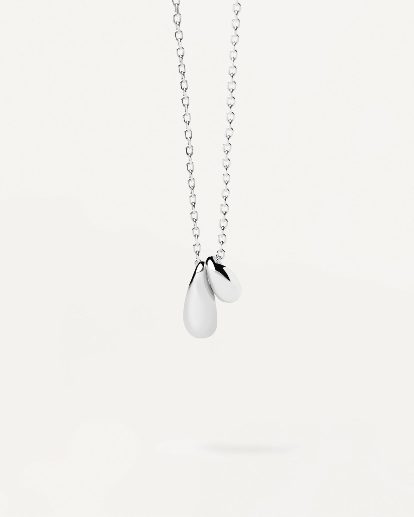 PDPAOLA Sugar Silver Necklace